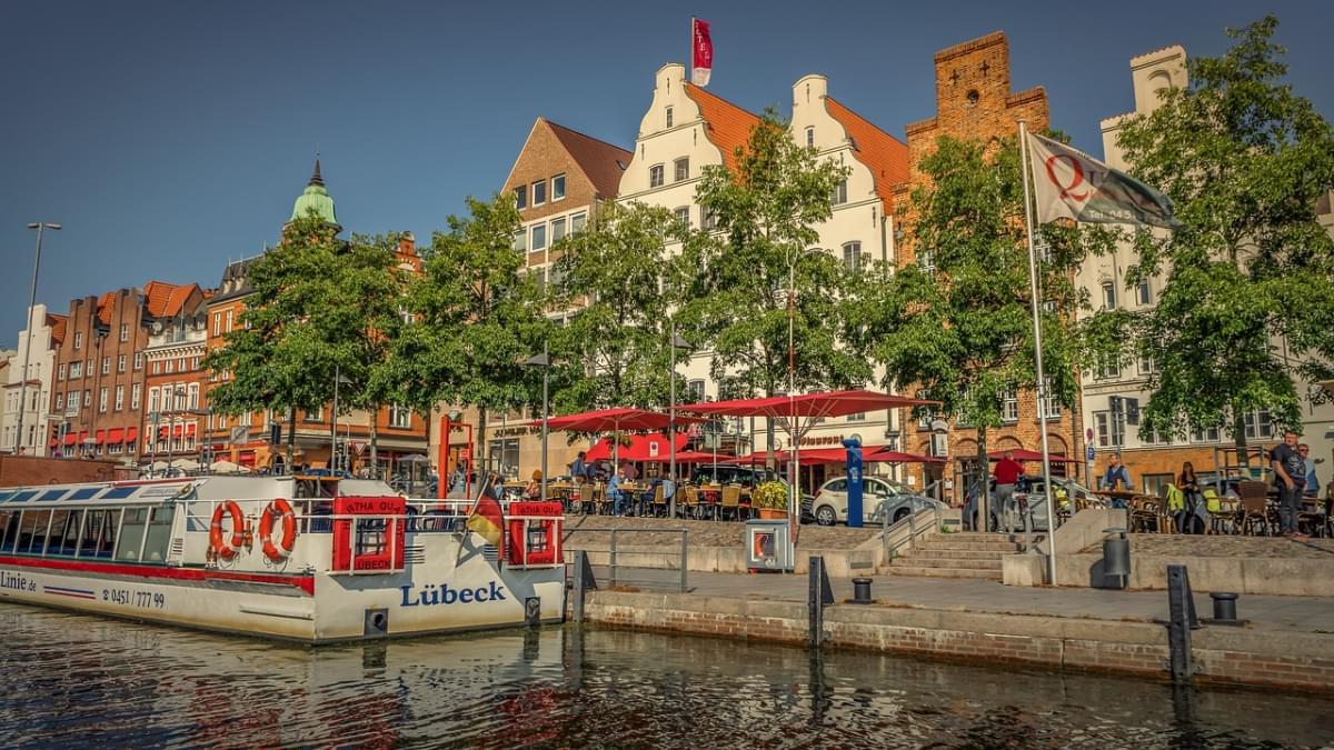 aguas del casco antiguo de lübeck